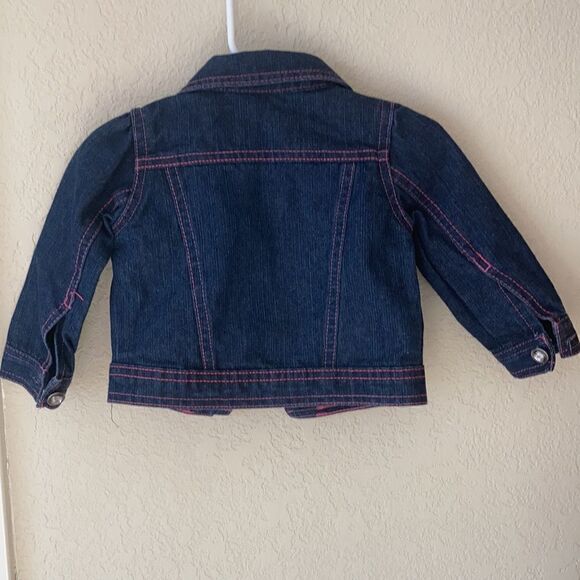 Girls Embroidered Jean Jacket - Picture 6 of 7